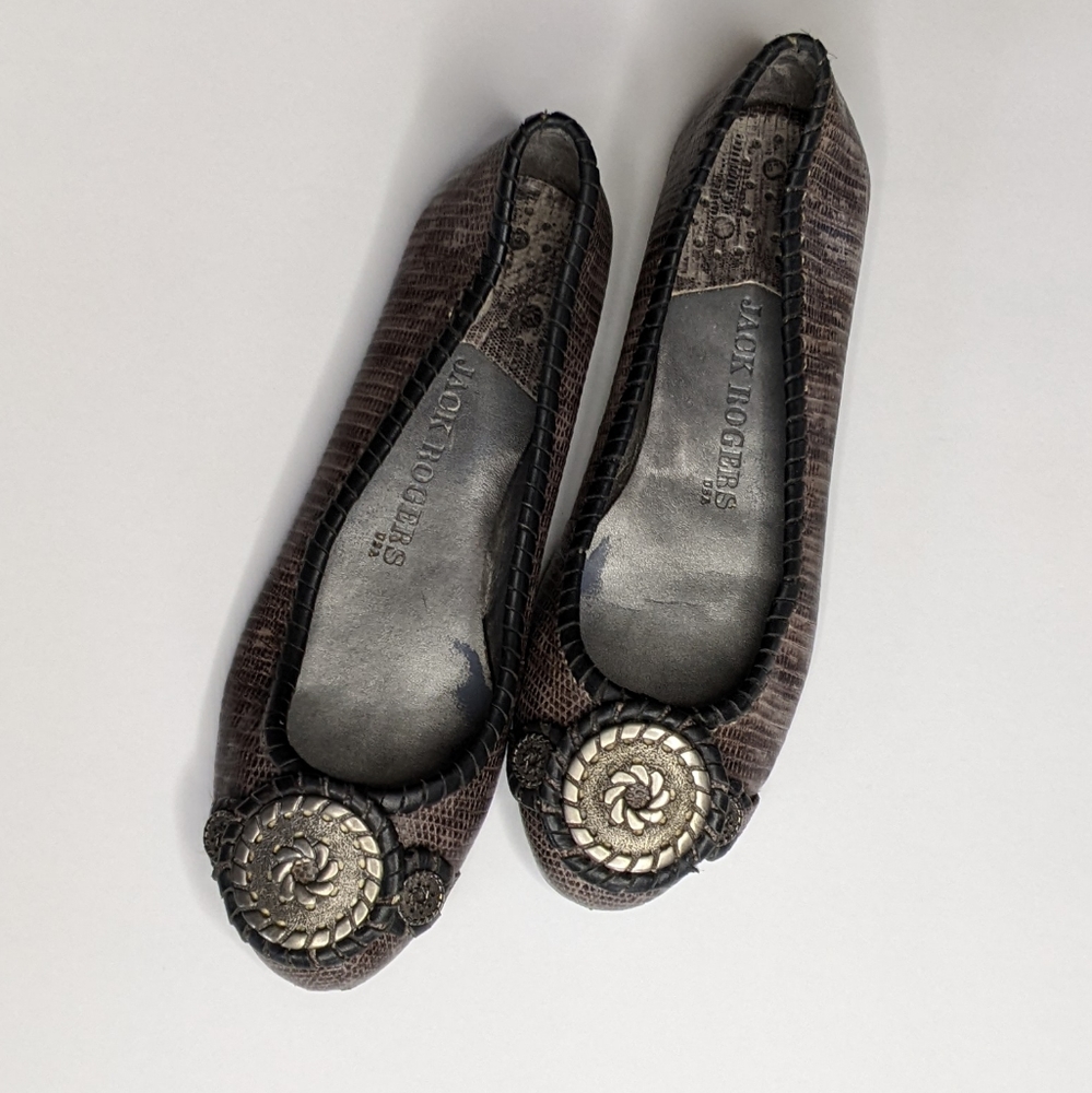 Jack rogers USA textured flats
